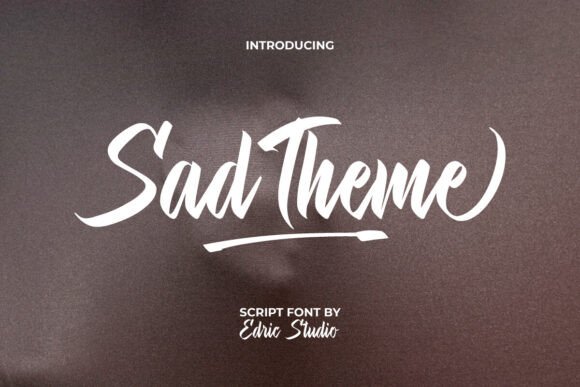 Sad Theme Font