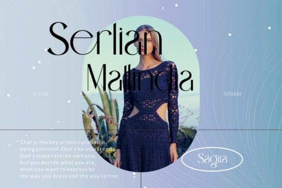 Sagira Font preview 2