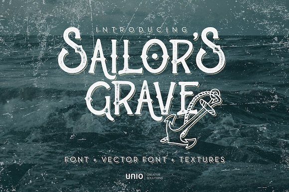 Sailor's Grave Font preview 1