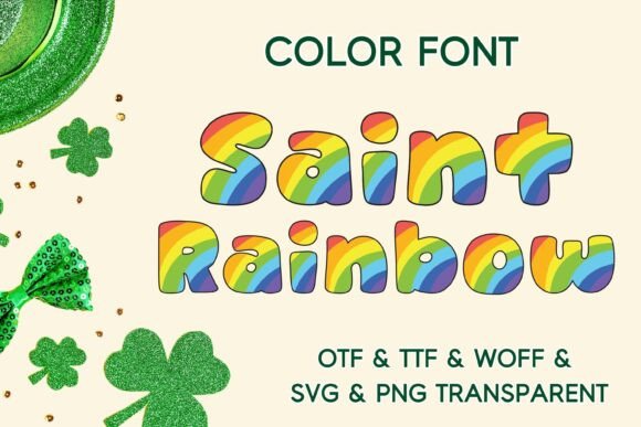 Saint Rainbow Font