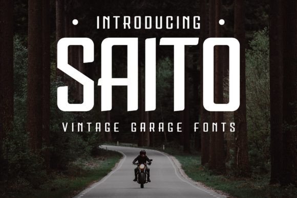 Saito Font preview 2