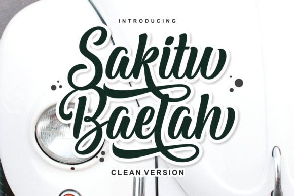 Sakitu Baelah Clean Font