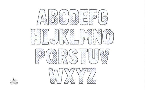 American 4th of July Bundle Font preview 4