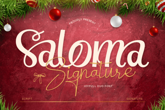 Saloma Signature Font