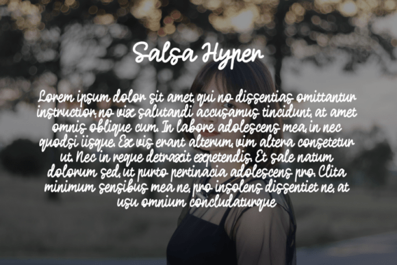 Salsa Hyper Font preview 3