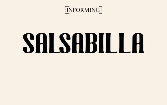 Salsabilla Font preview 2