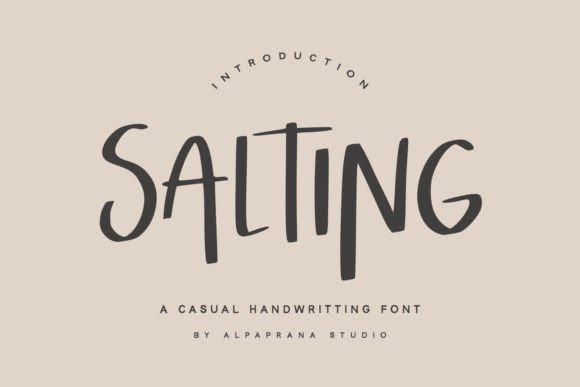 Salting Font Salting Font