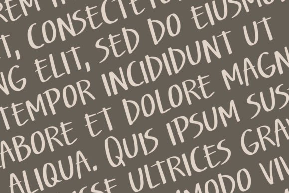 Salting Font preview 2