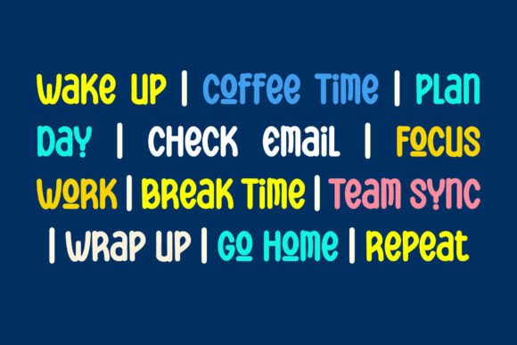 Salypop Font preview 4