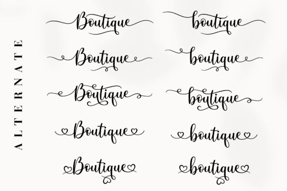 Samantha Calligraphy Font preview 4