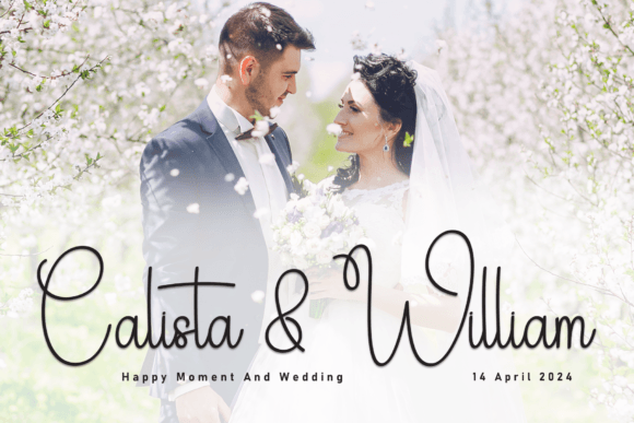 Samantha Signature Font preview 2
