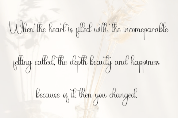 Samantha Handwriting Font preview 4