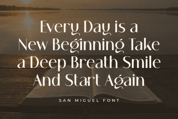 San Miguel Font preview 3
