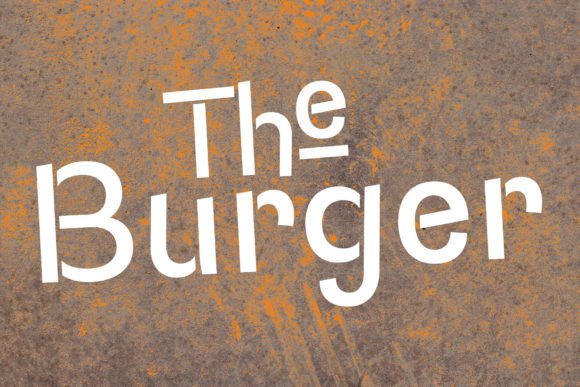 Capybara Stencil Font preview 3