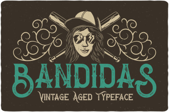 Bandidas Font preview 3