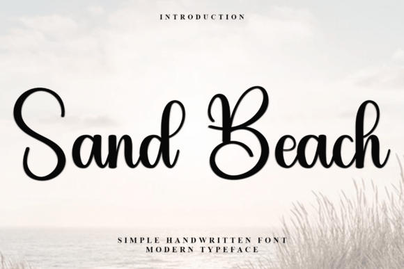 Sandbeach Font Sandbeach Font