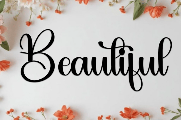 Sandbeach Font preview 3