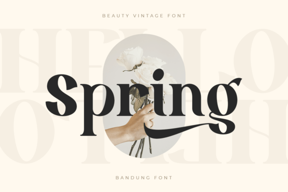 Bandung Font preview 3