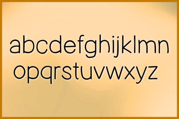 Sans Stroke Font preview 3