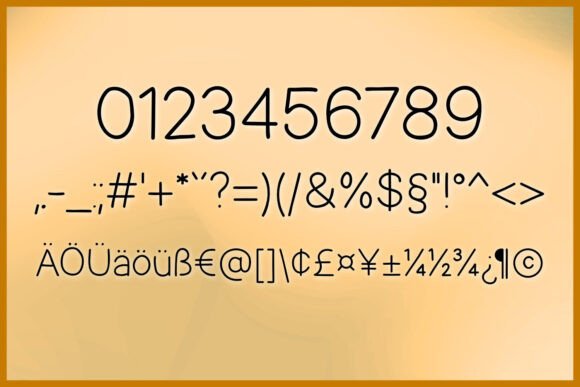 Sans Stroke Font preview 4