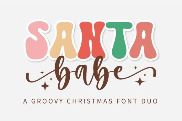 Santa Babe Duo Font Santa Babe Duo Font