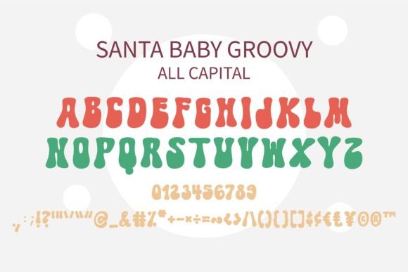 Santa Babe Duo Font preview 3