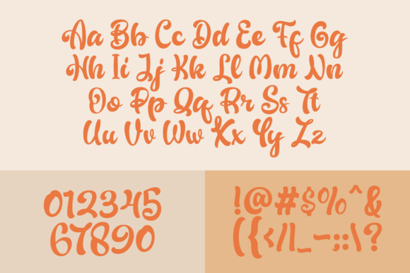 Bandusi Font preview 2