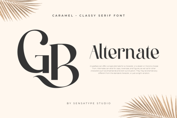 Caramel Font preview 3