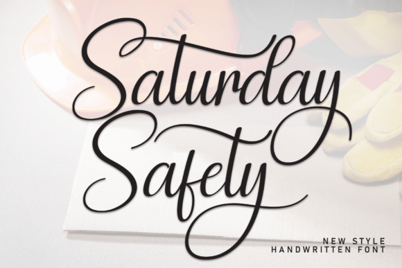 Saturday Safety Font
