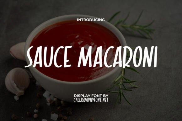 Sauce Macaroni Font