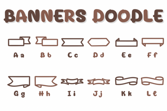 Banners Doodle Font preview 2