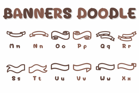 Banners Doodle Font preview 3