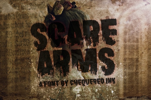 Scare Arms Font preview 2