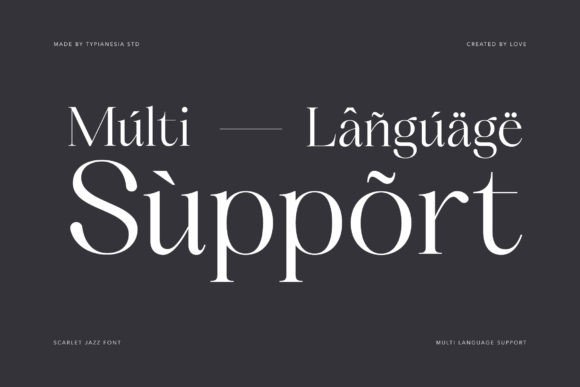 Scarlet Jazz Font preview 4