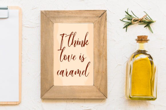 Caramel Tasty Font preview 3