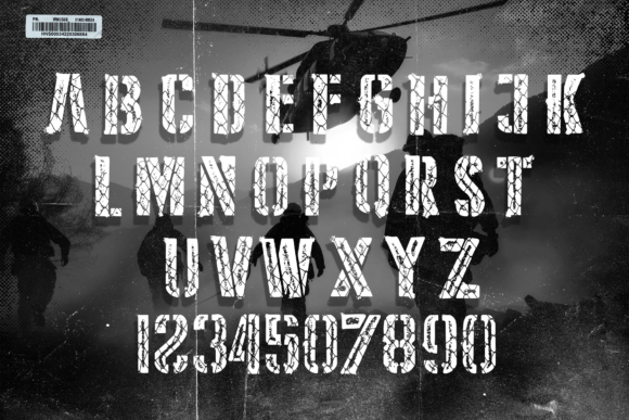 Scars Font preview 2