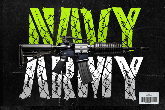 Scars Font preview 3