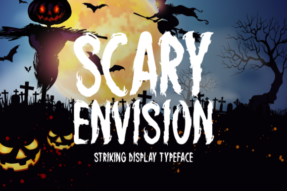 Scary Envision Font Scary Envision Font