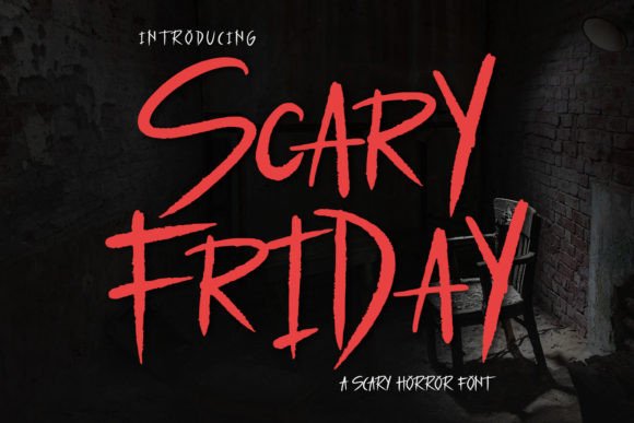Scary Friday Font