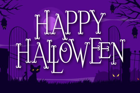 Scary Ghost Font preview 2