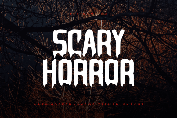 Scary Horror Font Scary Horror Font
