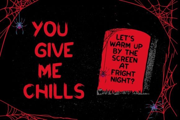 Scary Killer Font preview 3