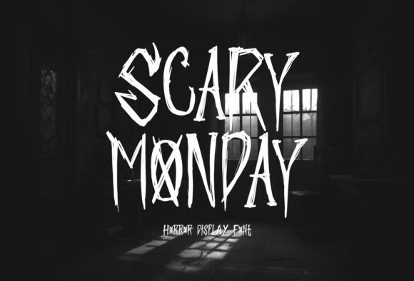 Scary Monday Font preview 3