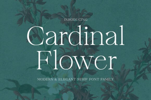 Cardinal Flower Font Cardinal Flower Font
