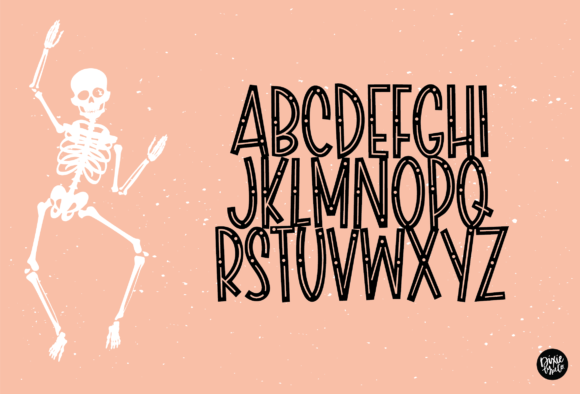 Scary Skelly Font preview 2