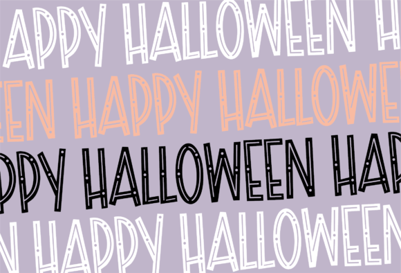 Scary Skelly Font preview 4