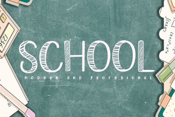School Font preview 2