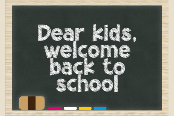 School and Chalk Font preview 2