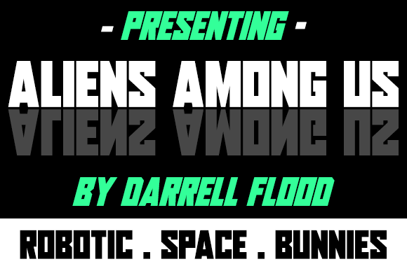 Aliens Among Us Font preview 2