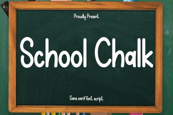 School Chalk Font School Chalk Font